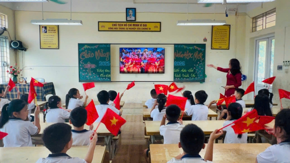 Năm học mới, khí thế mới tại phường Sơn Tây