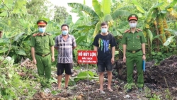 cong an phu xuyen kip thoi ngan chan tieu huy lon benh tuon vao cho dan sinh