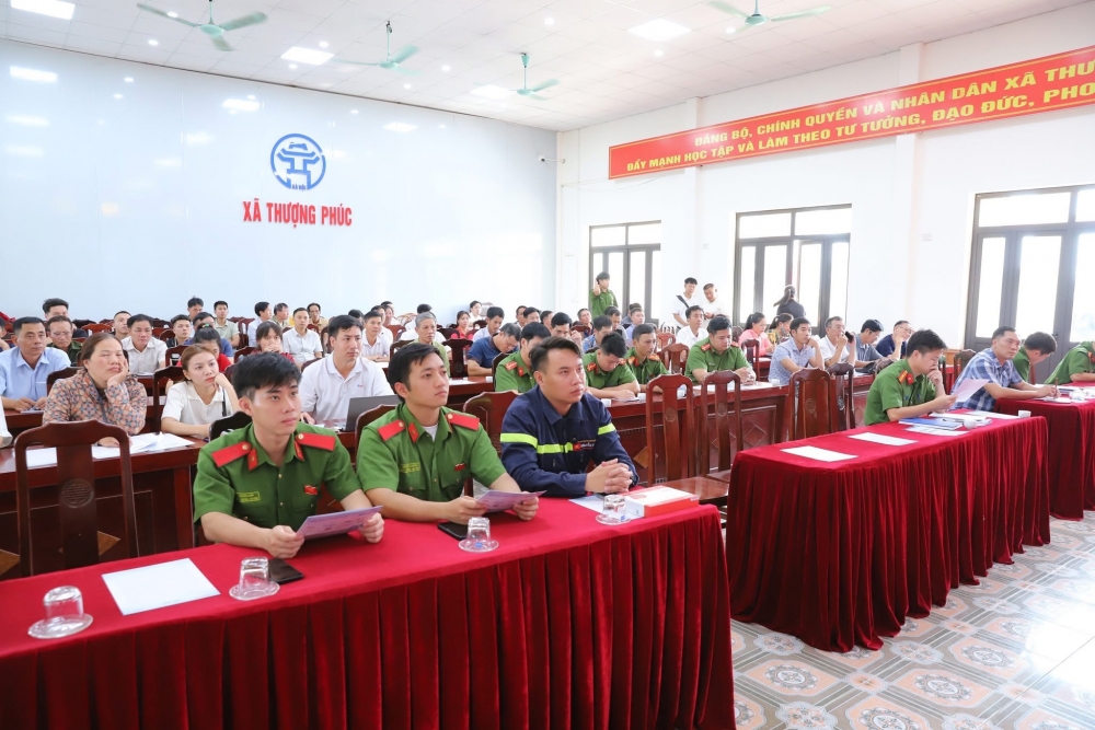 Xã Thượng Phúc tập huấn nâng cao ý thức chấp hành PCCC