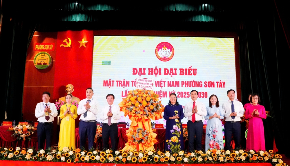 Mặt trận góp phần xây dựng phường Sơn Tây giàu đẹp