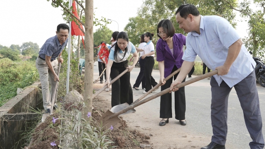 Phụ nữ Thường Tín khánh thành công trình chào mừng Đại hội MTTQ