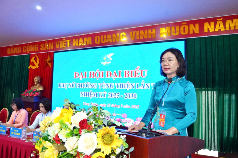 Khơi dậy khát vọng vươn lên của phụ nữ phường Tùng Thiện Khơi dậy khát vọng vươn lên của phụ nữ phường Tùng Thiện