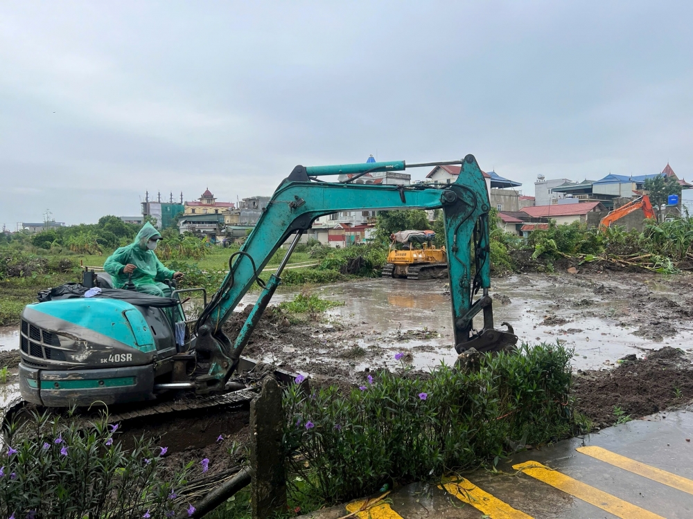 Huyện Thường Tín nỗ lực triển khai dự án hạ tầng kỹ thuật tại xã Duyên Thái