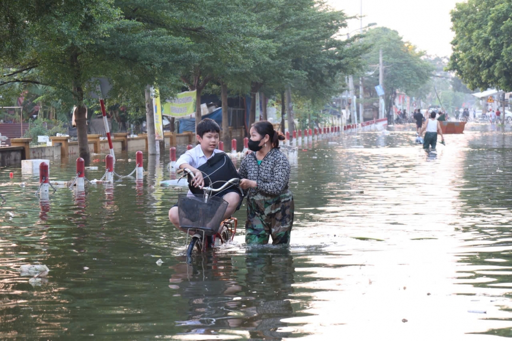 Xã Tiến Thắng chủ động ứng phó mưa lũ, đảm bảo đời sống Nhân dân
