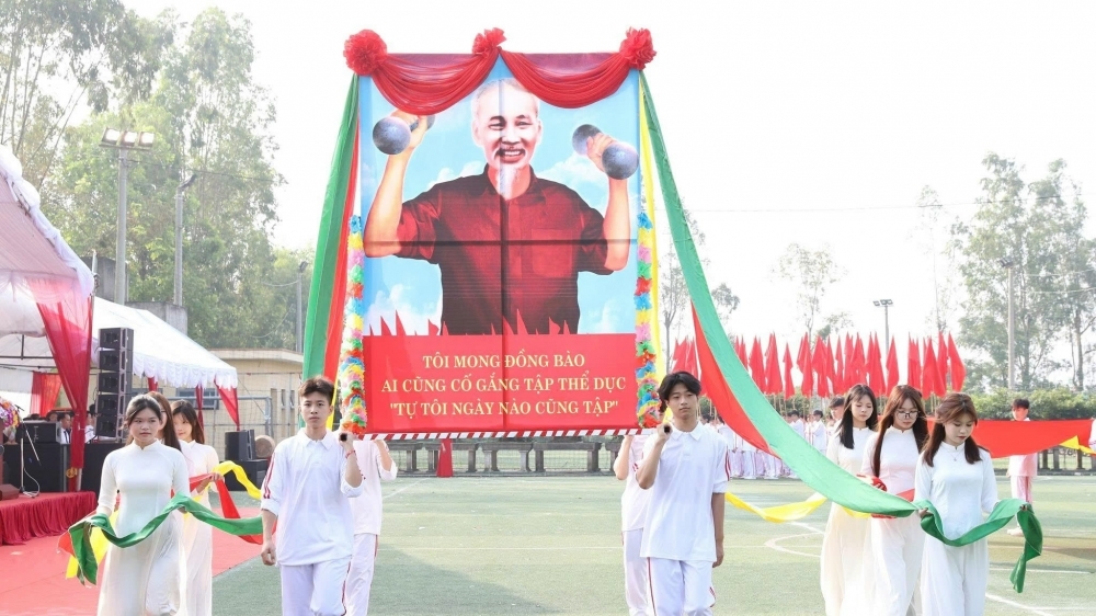Sôi nổi Đại hội Thể dục thể thao xã Thượng Phúc lần thứ I