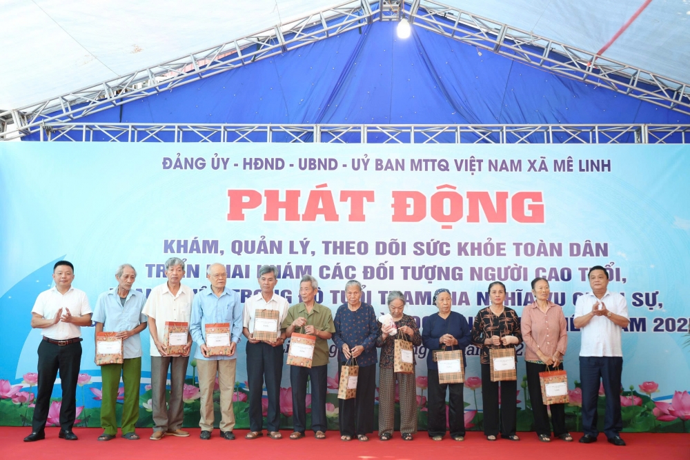 đồng chí Trần Thanh Hoài, Chủ tịch UBND xã Mê Linh