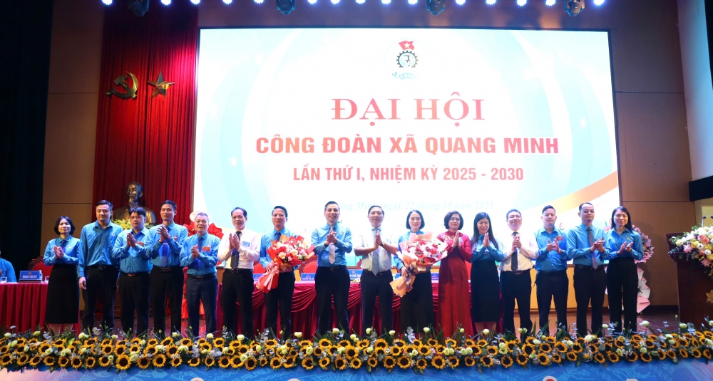 Công đoàn xã Quang Minh nâng cao năng lực chăm lo cho người lao động