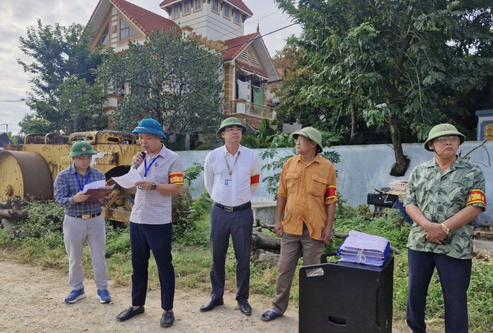 Xã Yên Lãng quyết liệt triển khai dự án đấu giá quyền sử dụng đất