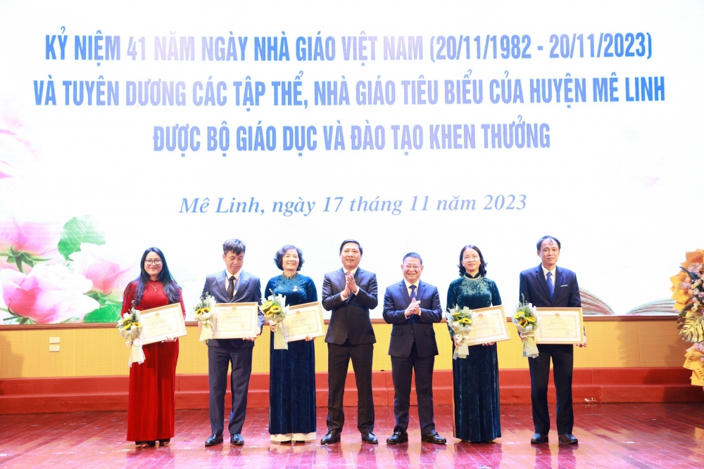 Huyện Mê Linh tôn vinh các nhà giáo