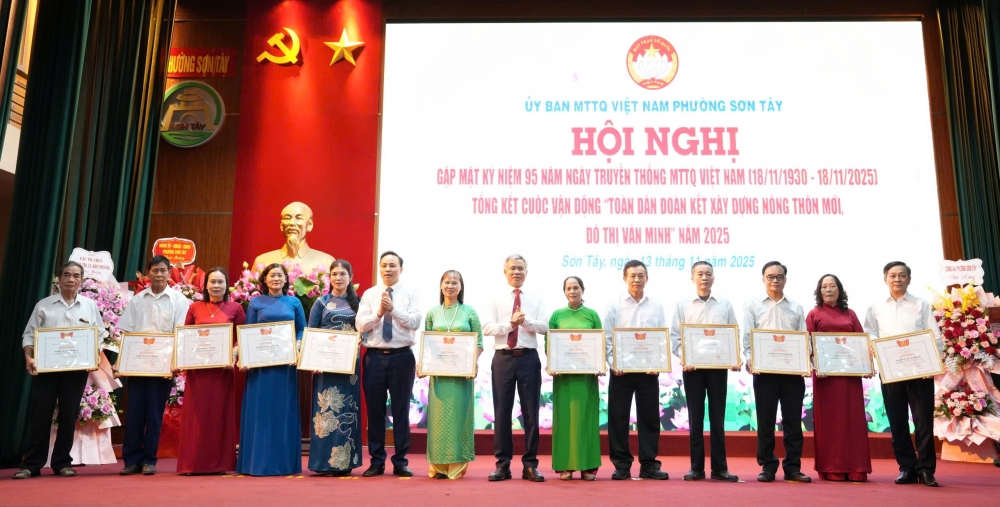 Lan tỏa tinh thần đại đoàn kết tại phường Sơn Tây