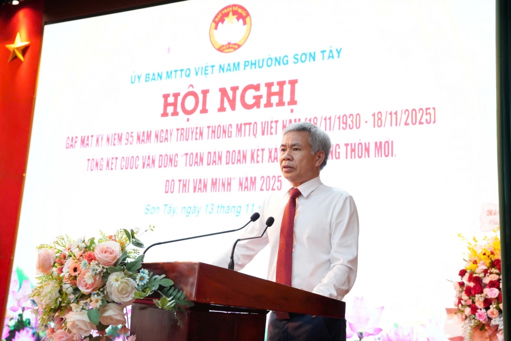 Lan tỏa tinh thần đại đoàn kết tại phường Sơn Tây