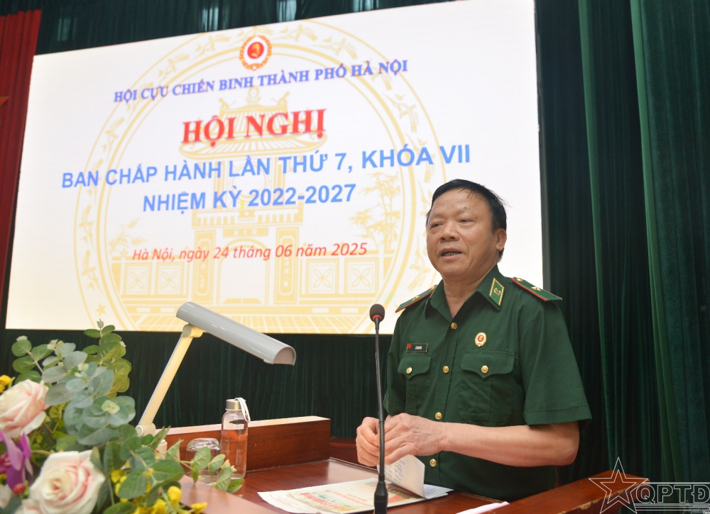 Thiếu tướng Lê Như Đức, Chủ tịch Hội CCB thành phố Hà Nội.