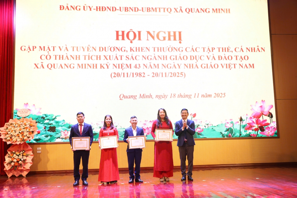 Ngành giáo dục Quang Minh chú trọng đổi mới sáng tạo, chuyển đổi số