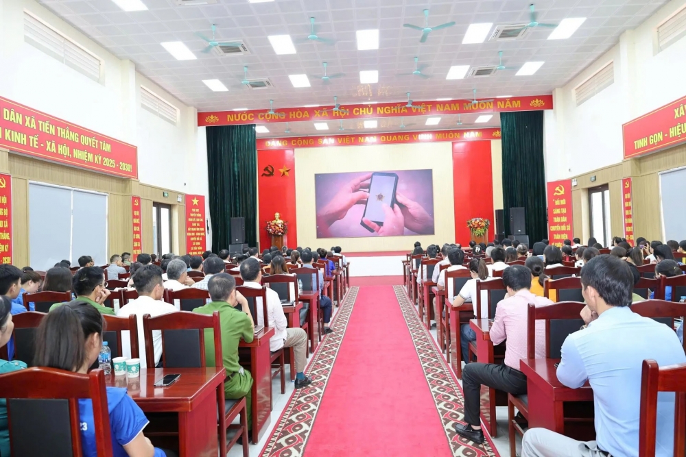 Xã Tiến Thắng triển khai Nghị quyết 57-NQ/TW: Đồng bộ chủ trương, chuyển biến thực chất