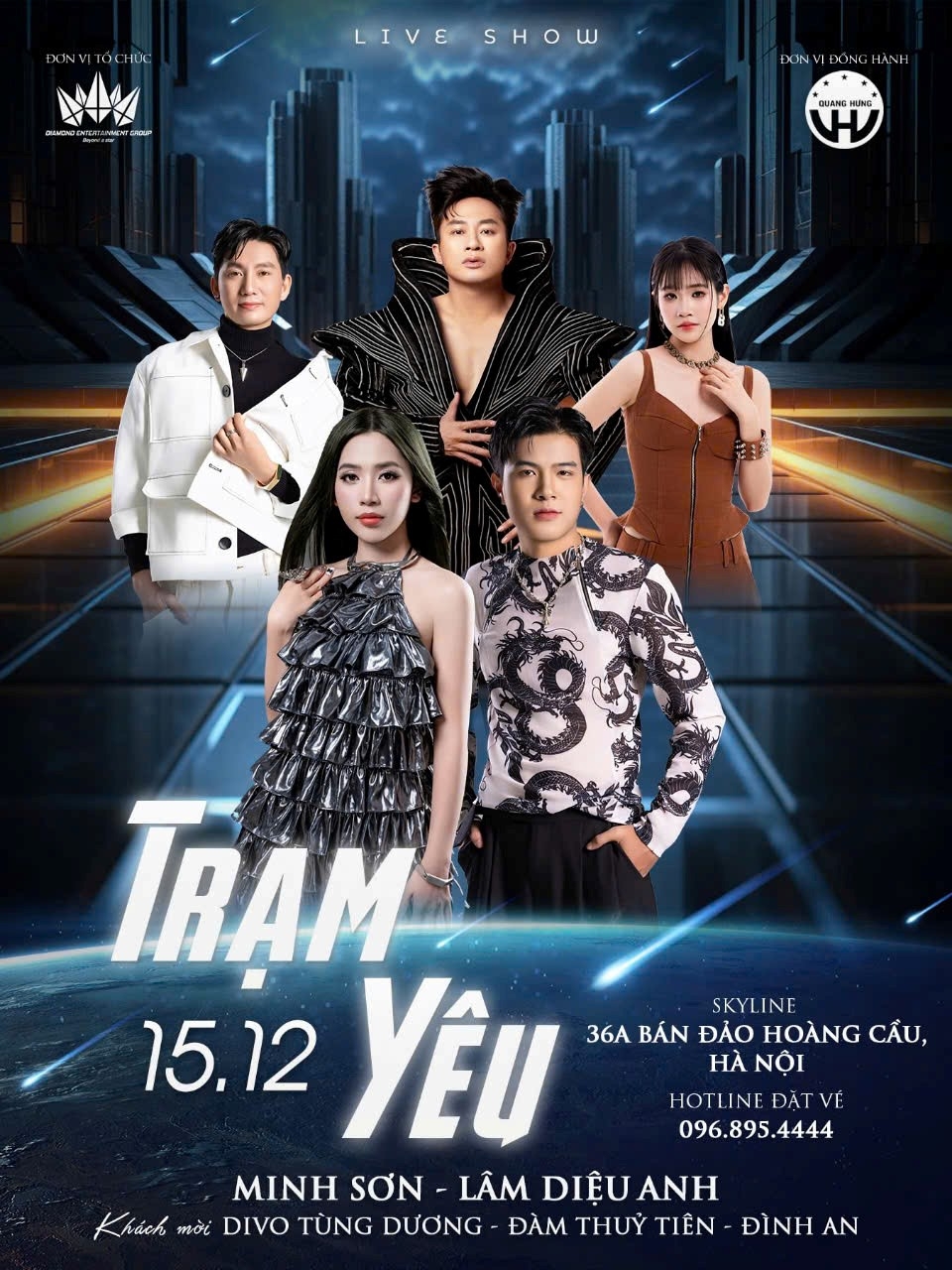 Poster Liveshow “Trạm Yêu”.