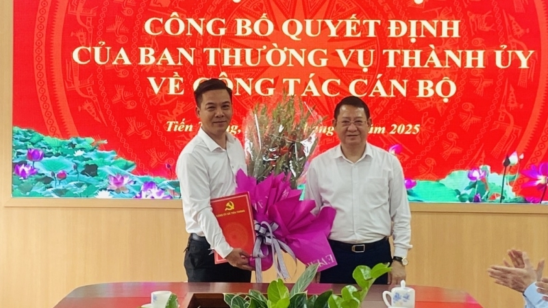 Xã Tiến Thắng bổ sung Ủy viên Ban Thường vụ Đảng ủy