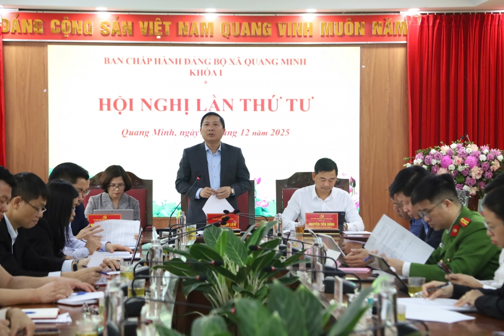 Hàng loạt thành tích đáng tự hào tại xã Quang Minh