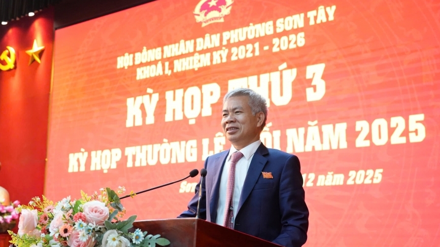 HĐND phường Sơn Tây thông qua 6 nghị quyết quan trọng