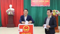 Xã Thường Tín rộn ràng trong ngày bầu cử trưởng thôn