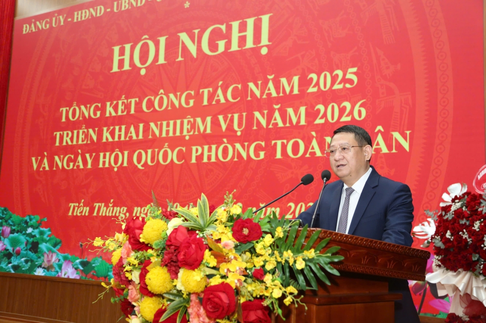 Xã Tiến Thắng tổng kết công tác năm 2025, sẵn sàng thực hiện nhiệm vụ năm 2026