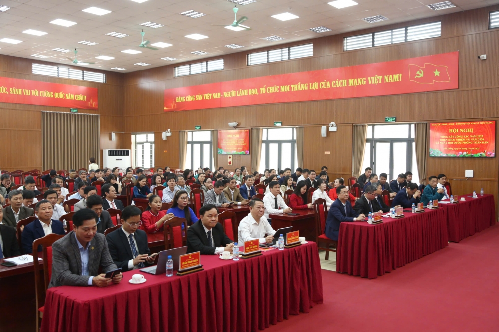 Xã Tiến Thắng tổng kết công tác năm 2025, sẵn sàng thực hiện nhiệm vụ năm 2026