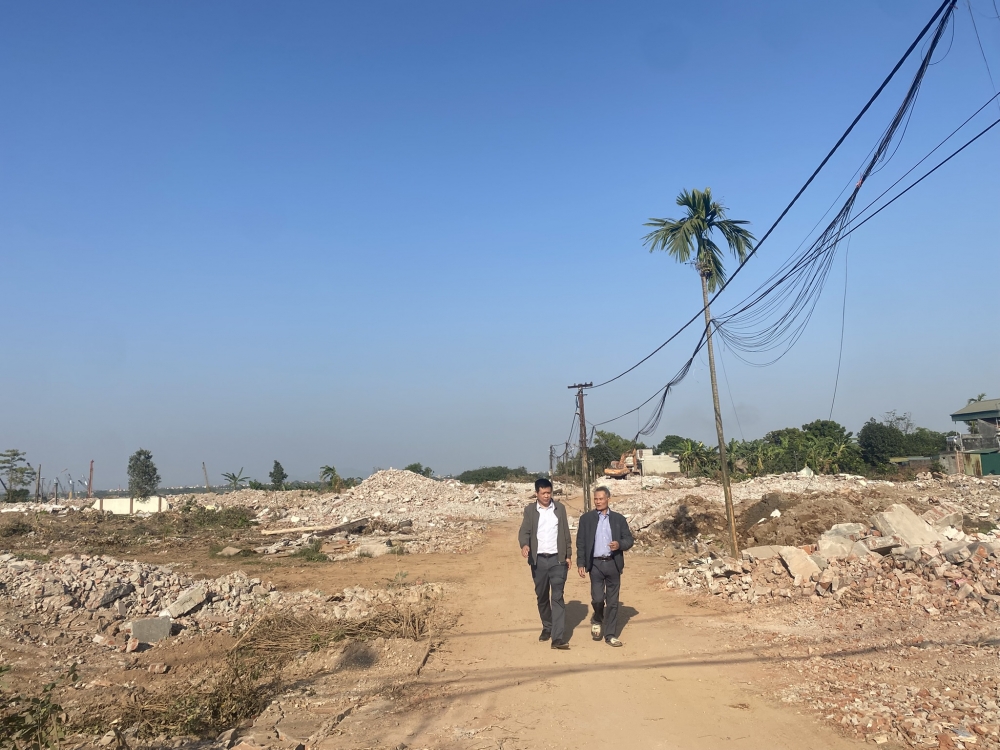 Giải phóng mặt bằng cầu Hồng Hà – đôi bờ sông chung một quyết tâm