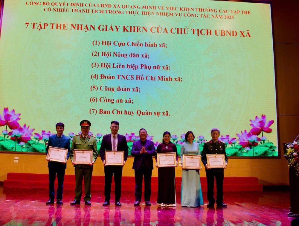 Xã Quang Minh chuẩn bị bệ phóng tiến vào năm bản lề 2026 Xã Quang Minh chuẩn bị bệ phóng tiến vào năm bản lề 2026