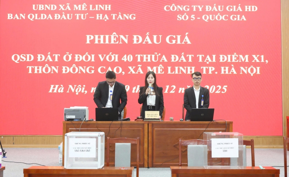 BTC thông tin về thể thức đấu giá