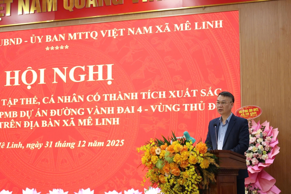 Xã Mê Linh biểu dương các tập thể, cá nhân tiêu biểu trong GPMB Vành đai 4 Xã Mê Linh biểu dương các tập thể, cá nhân tiêu biểu trong GPMB Vành đai 4