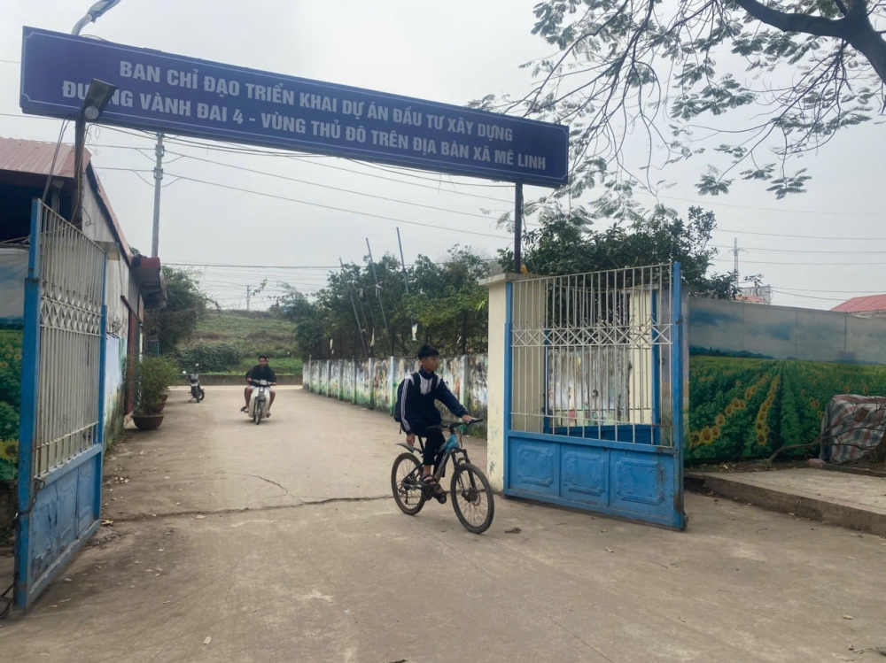 Nếp sinh hoạt bình thường tại khu tạm cư. 