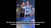CHÍNH THỨC: Đoàn Văn Hậu mặc áo số 15 ở Heerenveen