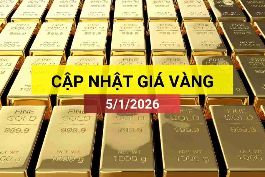 Bản tin giá vàng sáng 5/1/2026