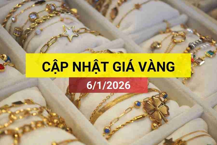 Bản tin giá vàng sáng 6/1/2026