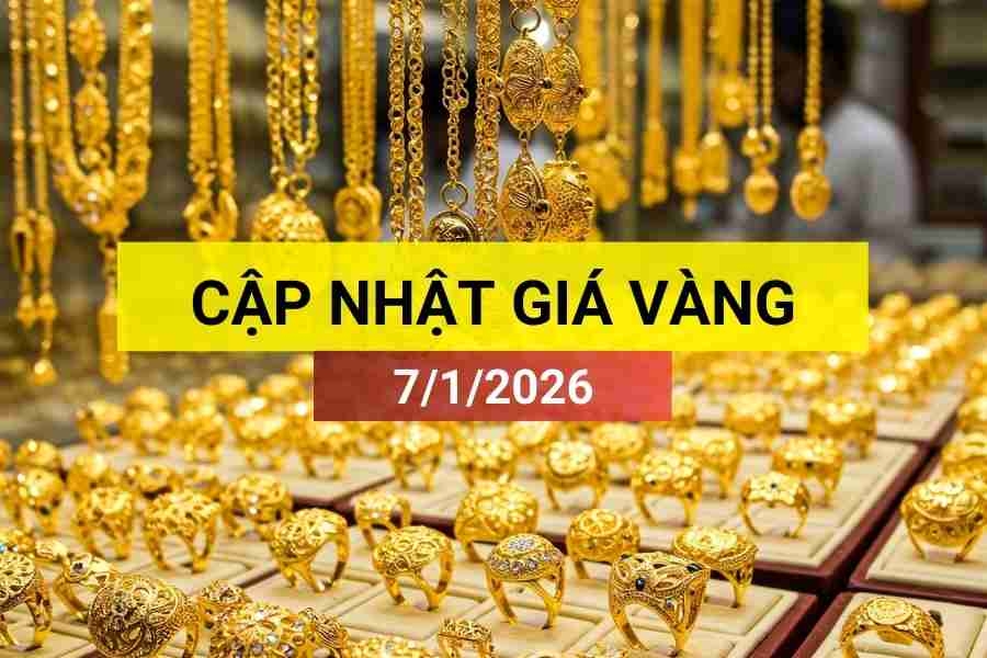 Bản tin giá vàng sáng 7/1/2026