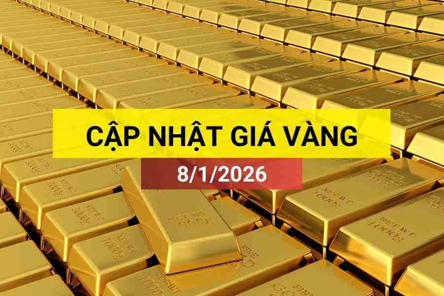 Bản tin giá vàng sáng 8/1/2026