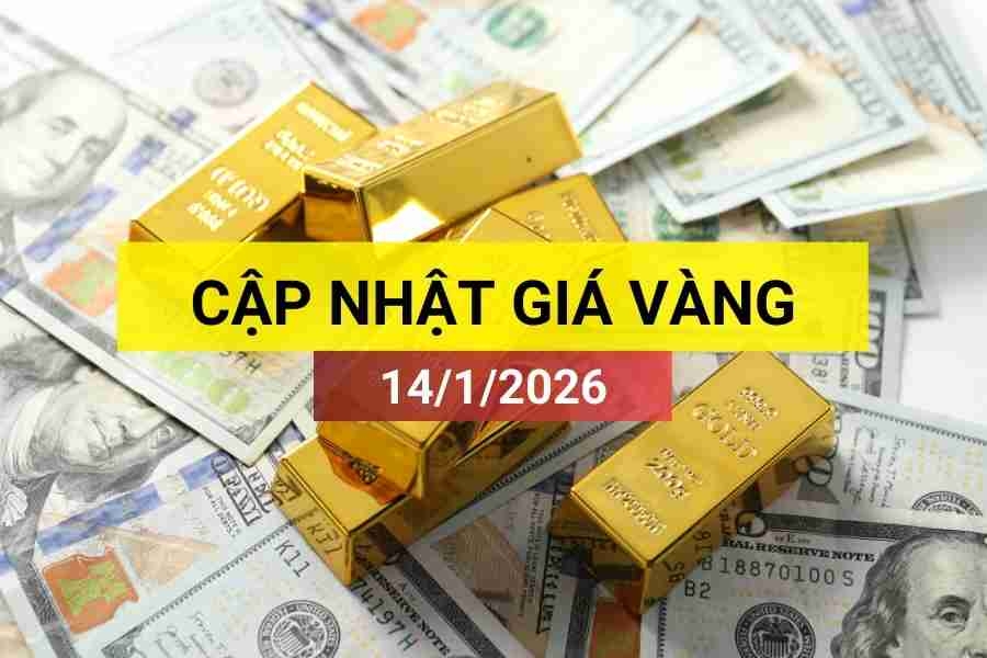 Bản tin giá vàng sáng 14/1/2026
