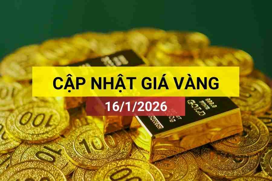 Bản tin giá vàng sáng 16/1/2026