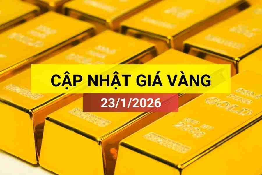 Bản tin giá vàng sáng 23/1/2026