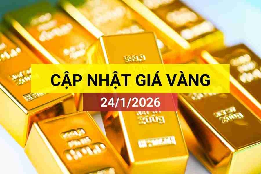 Bản tin giá vàng sáng 24/1/2026