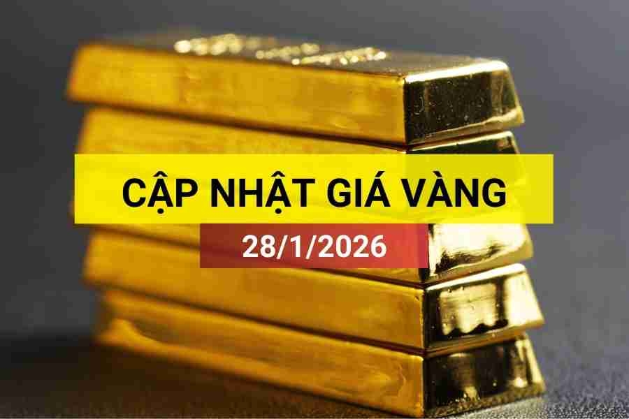 Bản tin giá vàng sáng 28/1/2026