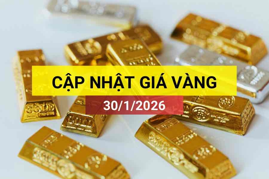 Bản tin giá vàng sáng 30/1/2026