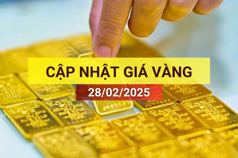 giá vàng 28/2/2025