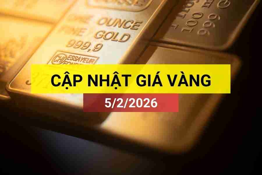 Bản tin giá vàng sáng 5/2/2026