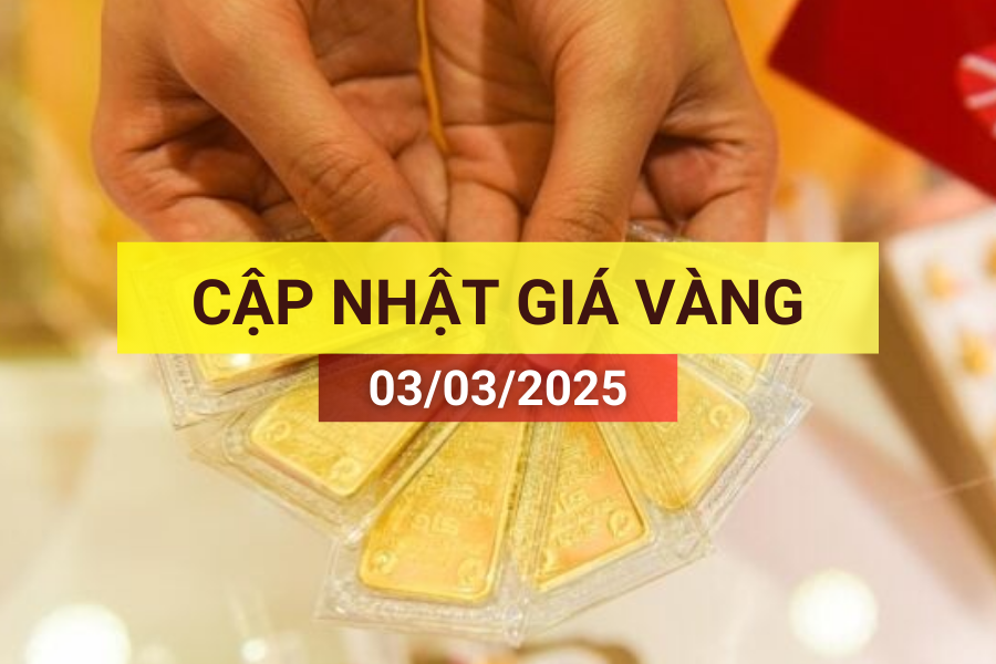 giá vàng 3/3