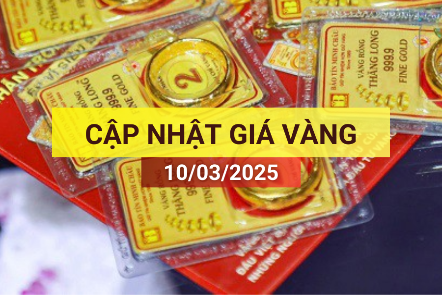 giá vàng 10/3