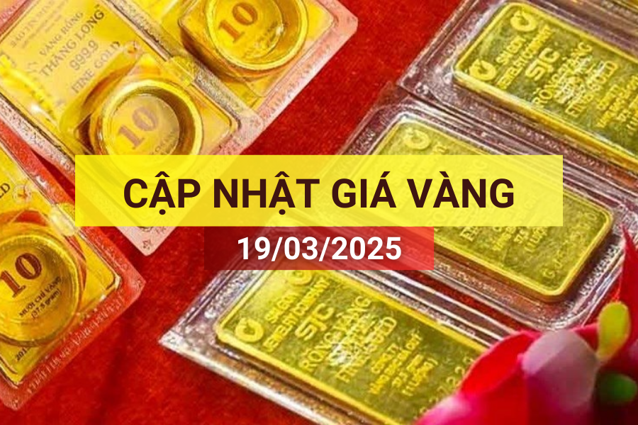 giá vàng 19/3/2025
