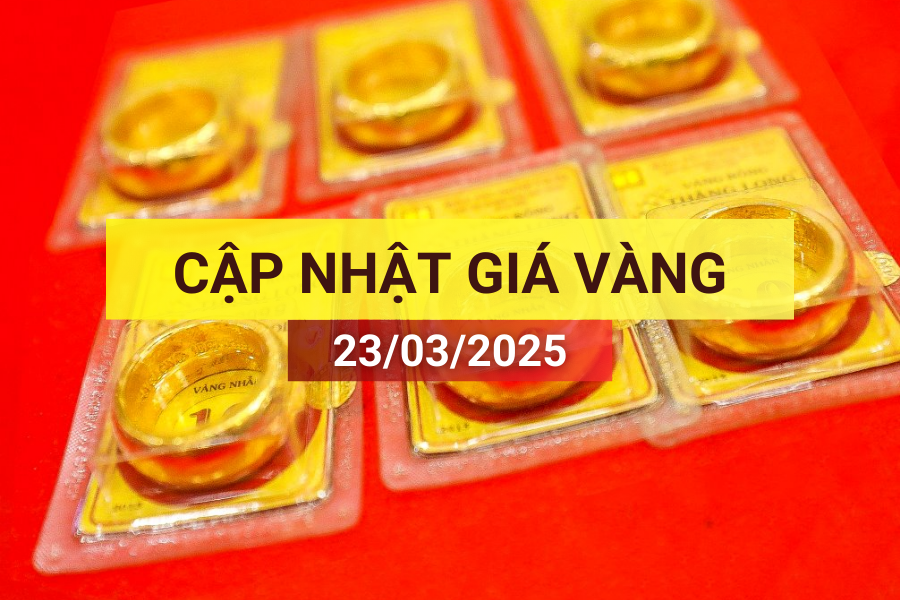 giá vàng 23/3/2025