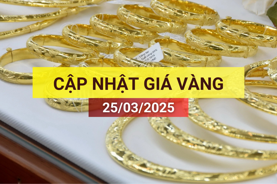 giá vàng 25/3/2025