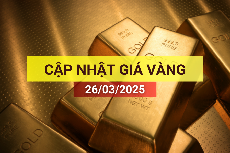 giá vàng 26/3/2025