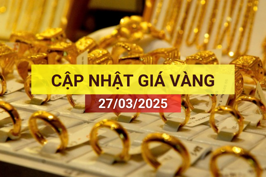 giá vàng 27/3/2025